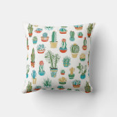 Succulentsパターン クッション (裏面)