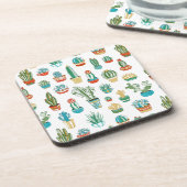 Succulentsパターン コースター (左側)