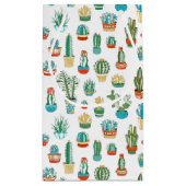 Succulentsパターン スモールペーパーバッグ (裏面)