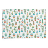 Succulentsパターン 枕カバー (正面右)