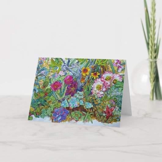 "Succulents及びサボテン" カード (正面)