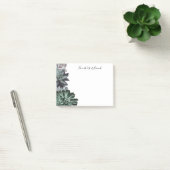 Succulents パーソナライズされた Post-It Notes ポストイット (オフィス)