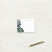 Succulents パーソナライズされた Post-It Notes ポストイット (デスク上)