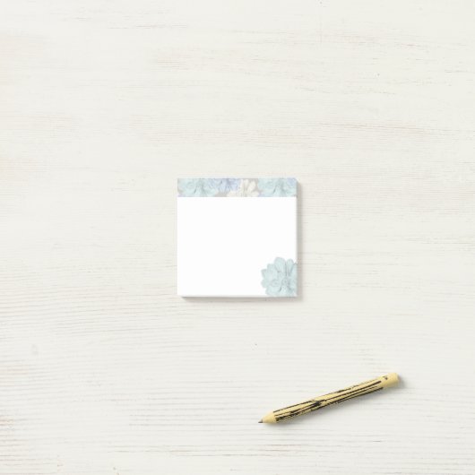 Succulents Art Pattern  ポストイット (デスク上)