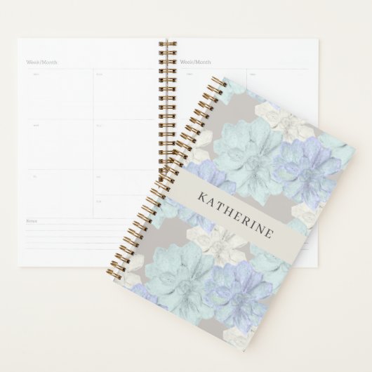 Succulents Art Pattern Planner プランナー手帳 (ディスプレー)
