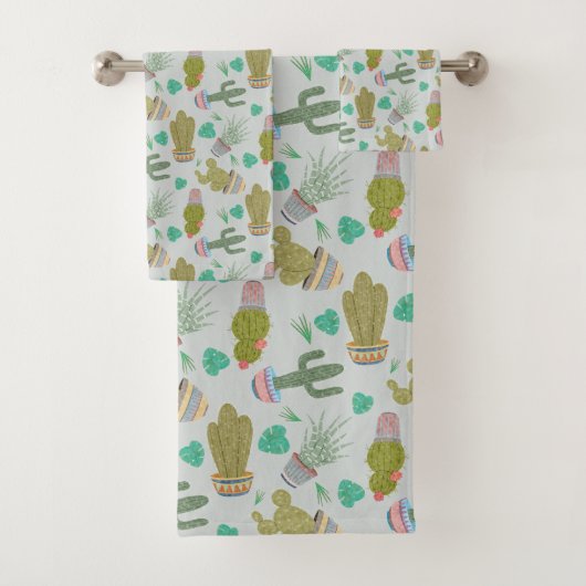 Succulents Bath Towel Set バスタオルセット (インサイチュ)