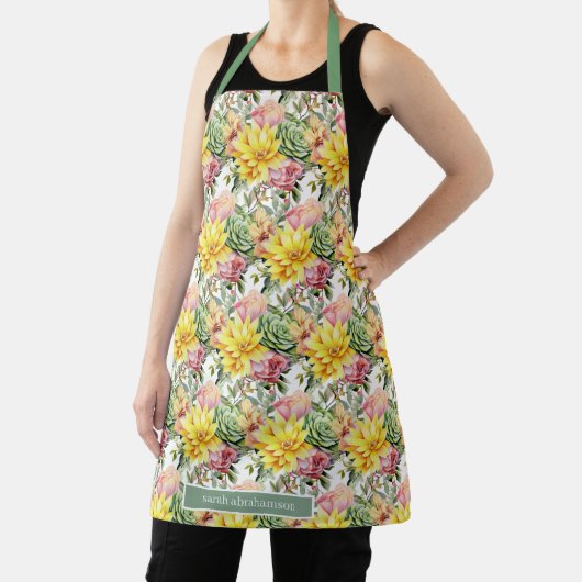 Succulents Cactus Gardening Apron エプロン (インサイチュ)