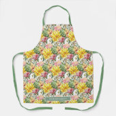 Succulents Cactus Gardening Apron エプロン (正面)