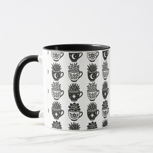 Succulents Mugs マグカップ (左)