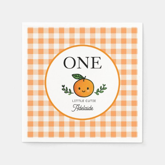 Such a Cutie Birthday Paper Napkin スタンダードカクテルナプキン (正面)