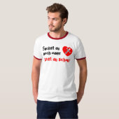 Suchst du noch oder lebst du schon? - Jesus Siegt Tシャツ (正面フル)