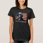 Suck It England Cool George Washington 4th of July Tシャツ (正面)