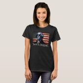 Suck It England Cool George Washington 4th of July Tシャツ (正面フル)