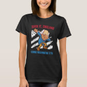 Suck It England George Washington 1776   4th Of Ju Tシャツ (正面)