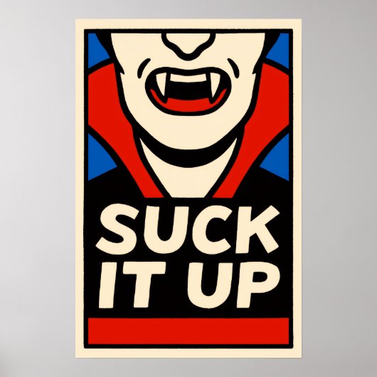 Suck It Up | レトロヴァンパイア ポスター (正面)