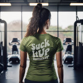 Suck It Up Buttercup モチベーショナル スポーツ Tシャツ