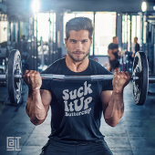 Suck It Up Buttercup Motivational Sports Tシャツ