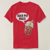Suck My Balls Boba  Tシャツ (デザイン正面)