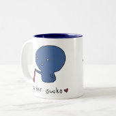 sucksshirtsmall、 ツートーンマグカップ (正面左)