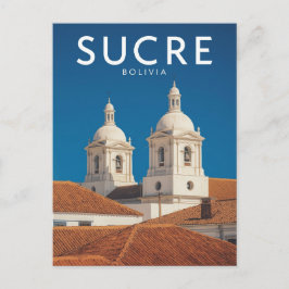 Sucre Bolivia White City Colonial Architecture ポストカード