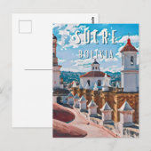 Sucre : Capitale culturelle de la Bolivie ポストカード (正面/裏面)