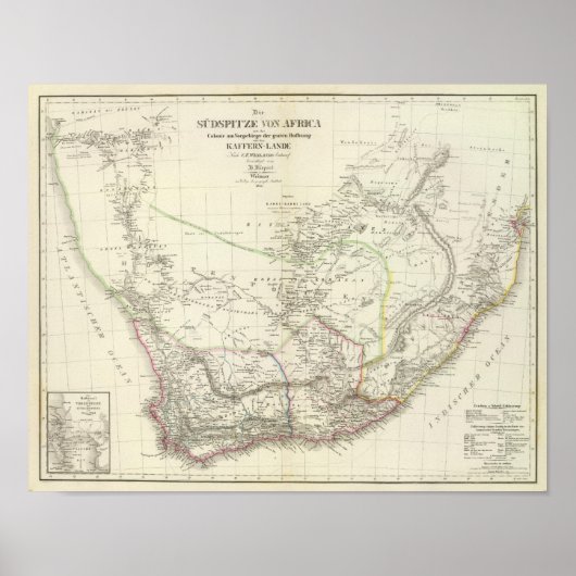 Sud v Africa – 南アフリカ ポスター (正面)