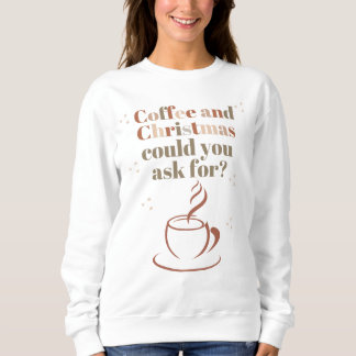 Sudadera Amantes del Café y la Navidad スウェットシャツ