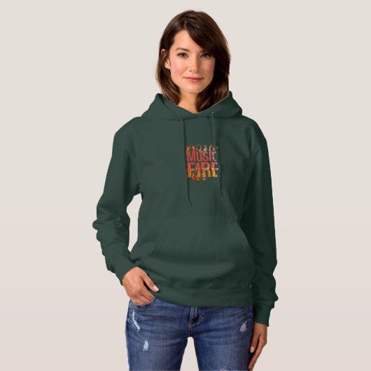 Sudadera básica con capucha para mujer パーカ (正面フル)