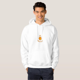 Sudadera Blanca con Capucha para Hombre – Estilo C パーカ