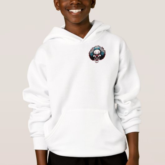 Sudadera blanca niño (logo) (正面)