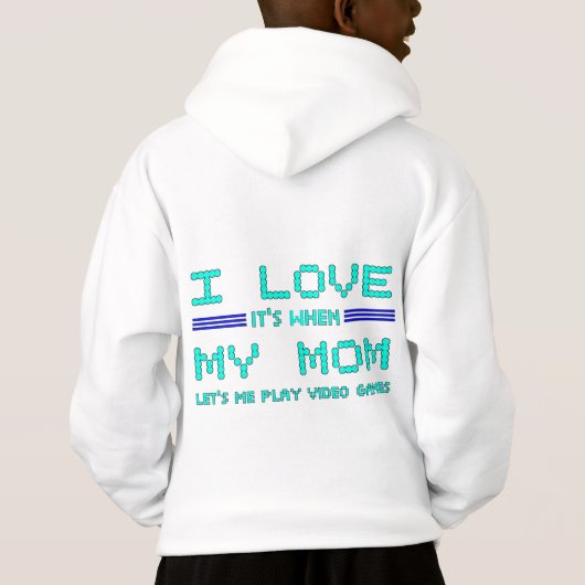 Sudadera Chico Jugando Videojuegos (裏面)