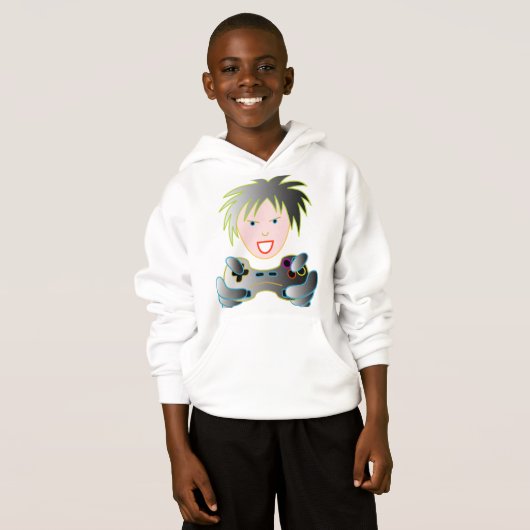 Sudadera Chico Jugando Videojuegos (正面フル)
