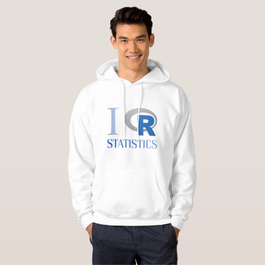 Sudadera con capucha de I love R Statistics パーカ (正面フル)
