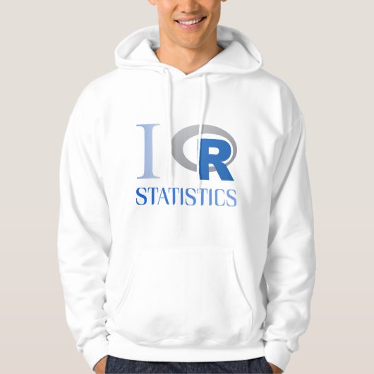 Sudadera con capucha de I love R Statistics パーカ (正面)