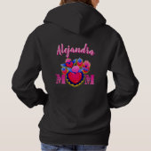 Sudadera Corazones de MOM editable nombre パーカ (裏面)