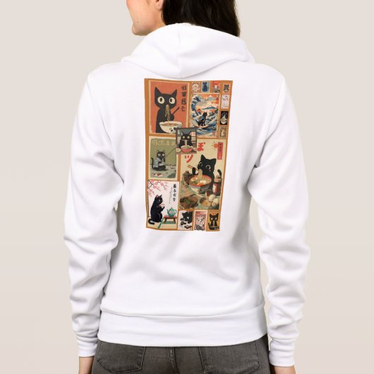 Sudadera de gato パーカ (裏面)