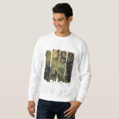 Sudadera de Halloween con Luna y Tumba スウェットシャツ (正面フル)