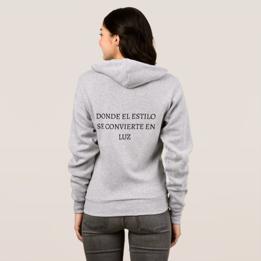 SUDADERA DE MUJER パーカ (裏面フル)