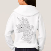 Sudadera de unicornio para niña (裏面)