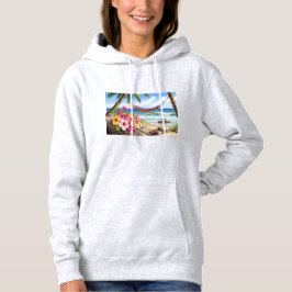Sudadera hamaca en la playa  パーカ