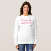 sudadera hombre mujer rosa スウェットシャツ (正面フル)