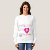 sudadera ideal para toda mamá embarazada  スウェットシャツ (正面フル)