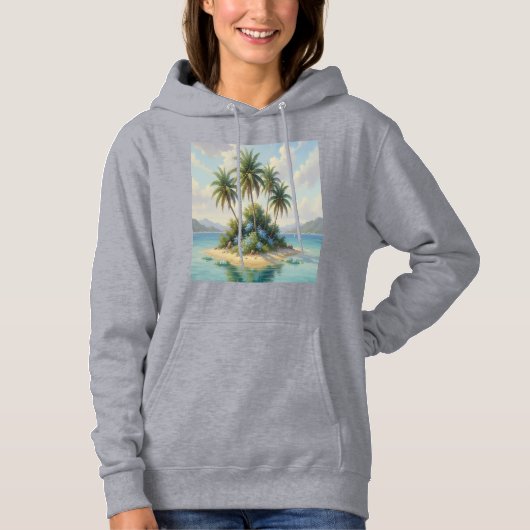 Sudadera isla en la playa  パーカ (正面)