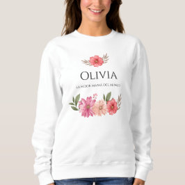 Sudadera "La mejor mamá del mundo" スウェットシャツ