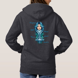 Sudadera Lady Acuario – Misterio y energía zodiaca パーカ