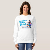 Sudadera mamá pingüina スウェットシャツ (正面フル)