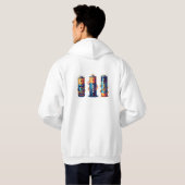 Sudadera Manga Corta - PONTE LAS PILAS YA パーカ (裏面フル)