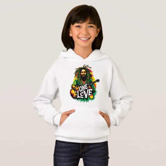 Sudadera One Love el Rey del Reggae (正面フル)