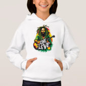 Sudadera One Love el Rey del Reggae (正面)