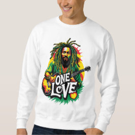Sudadera One Love el Rey del Reggae スウェットシャツ
